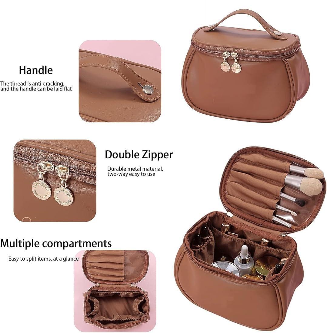 Premium PU Leather Makeup Pouch