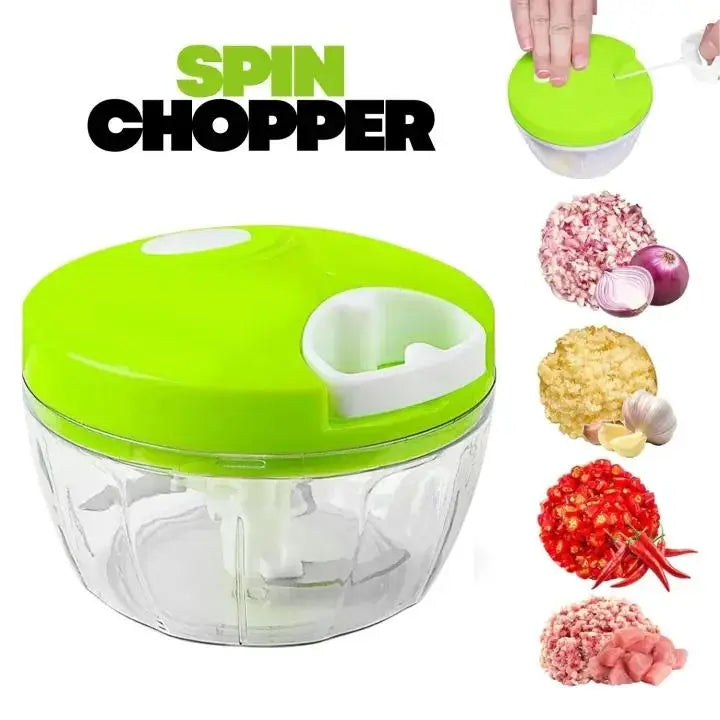 300ml manual spin chopper for kitchen