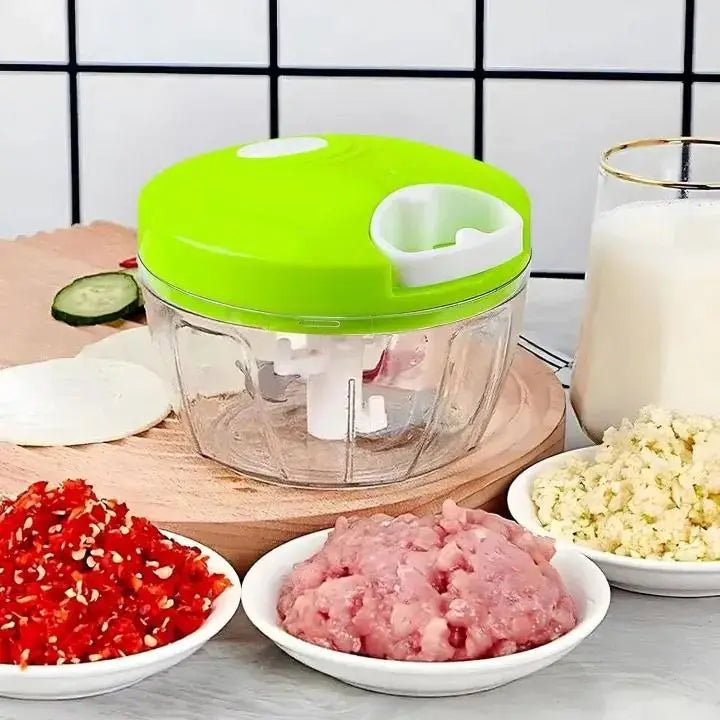 Spin chopper disassembled for cleaning