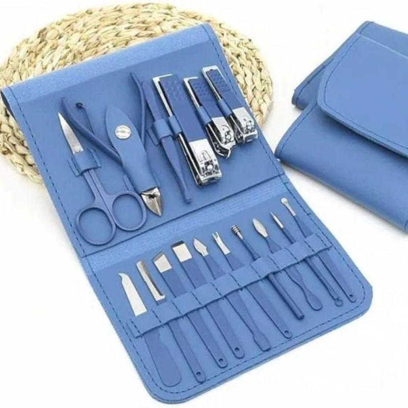 Stainless Steel Mani Pedi Kit Multicolor