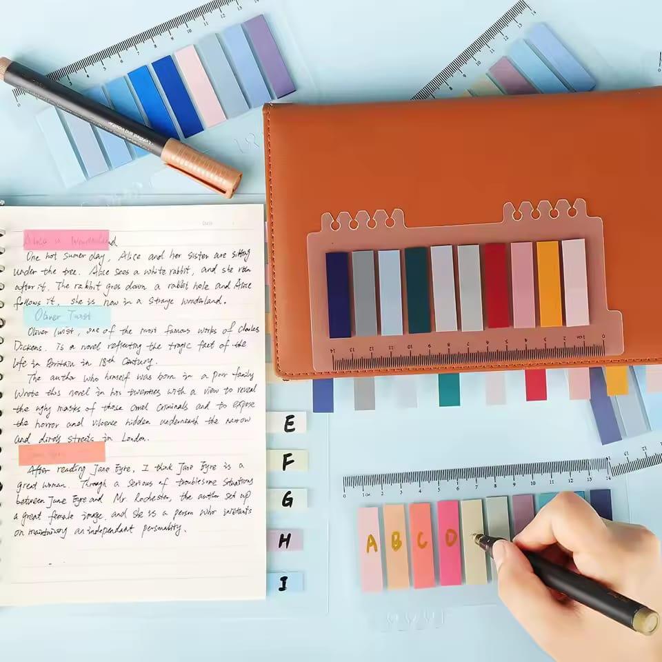 200 Sheets Sticky Notes 10 Colors for Students & Professionals