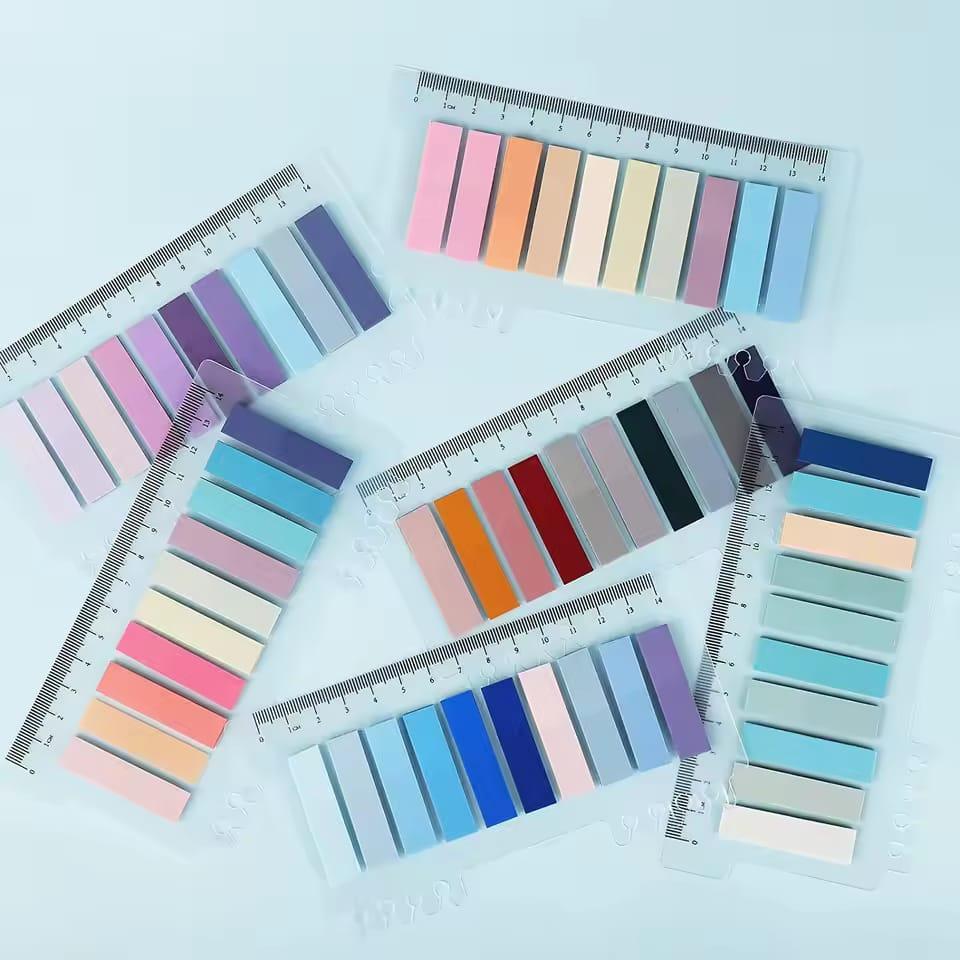 200 Sheets Sticky Notes 10 Colors for Students & Professionals