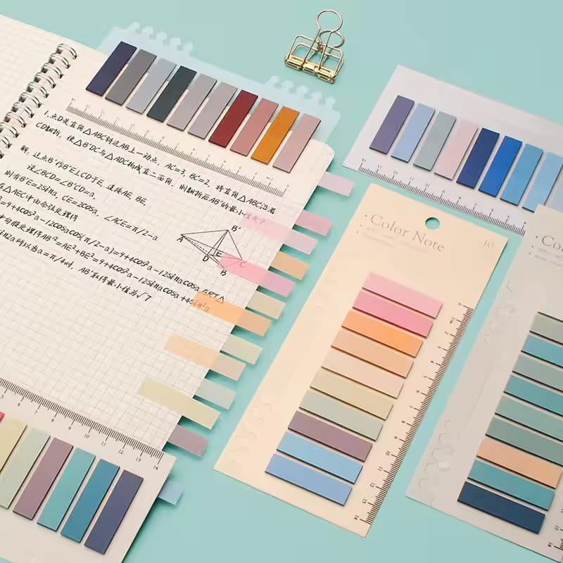 200 Sheets Sticky Notes 10 Colors for Students & Professionals