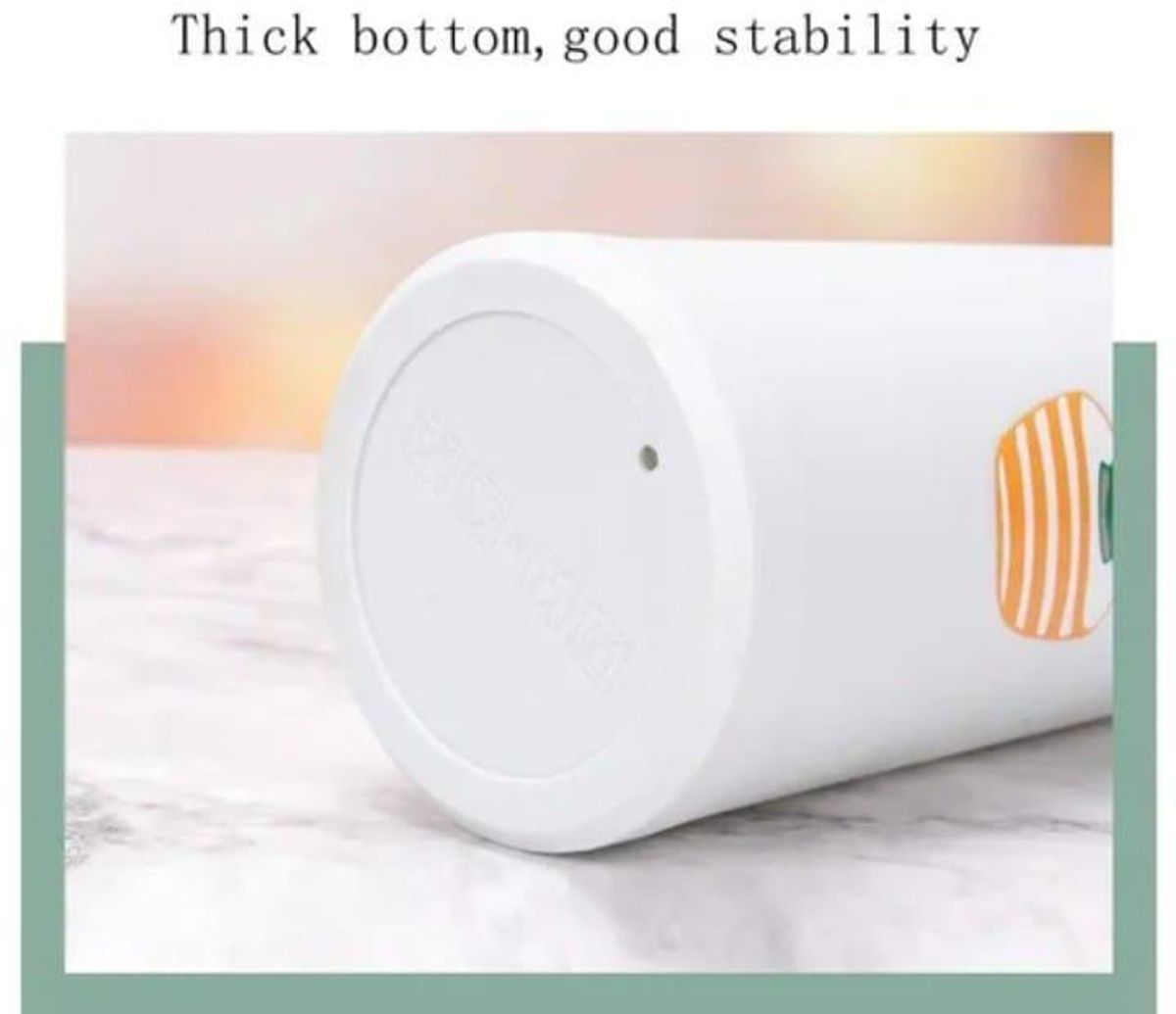 500ml Insulated Water Bottle Cactus Design ABS Plastic