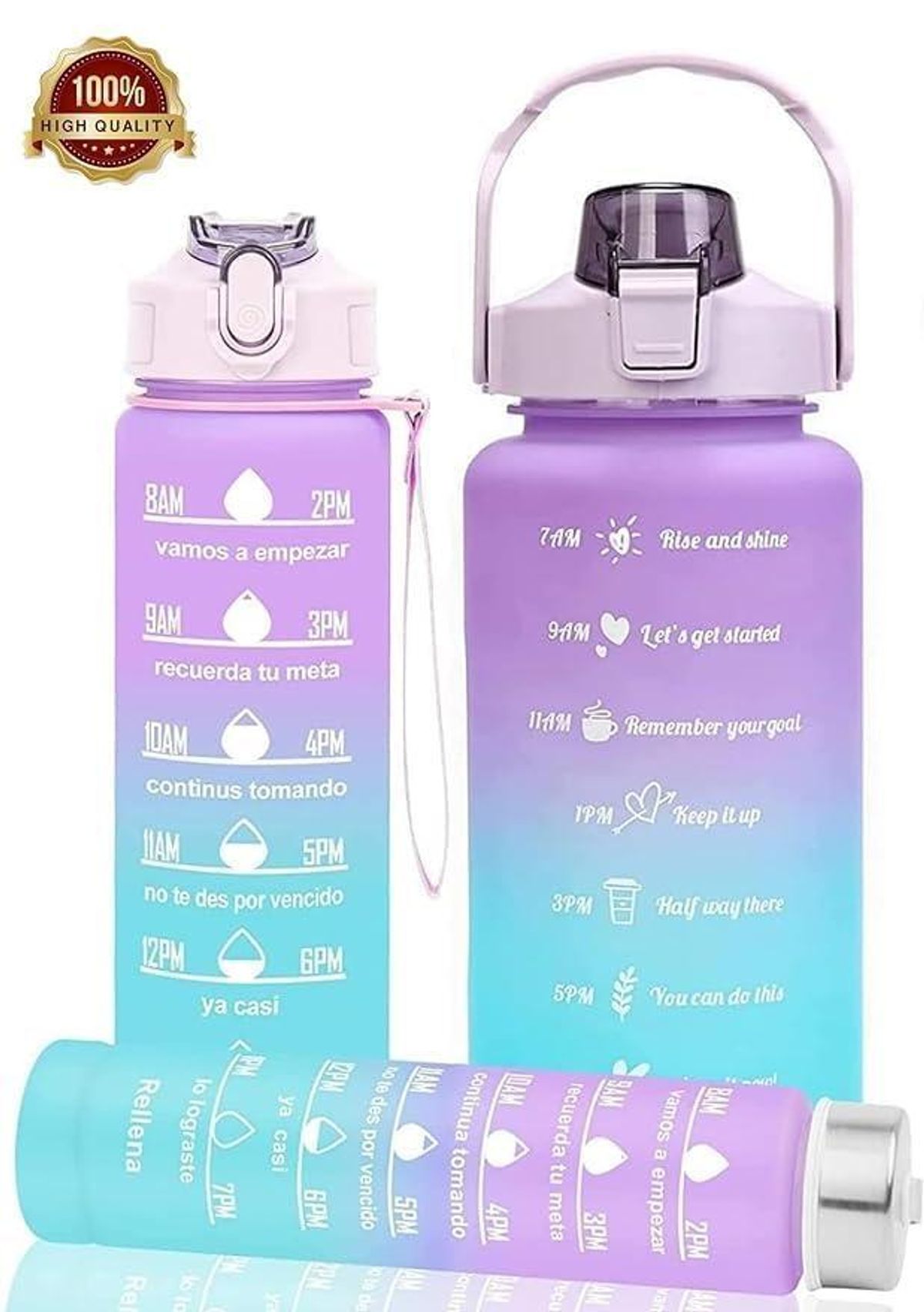 3-Piece Water Bottle Set - detail