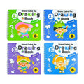 Drawing Books Set of 4 with Pen for Kids Ages 3+
