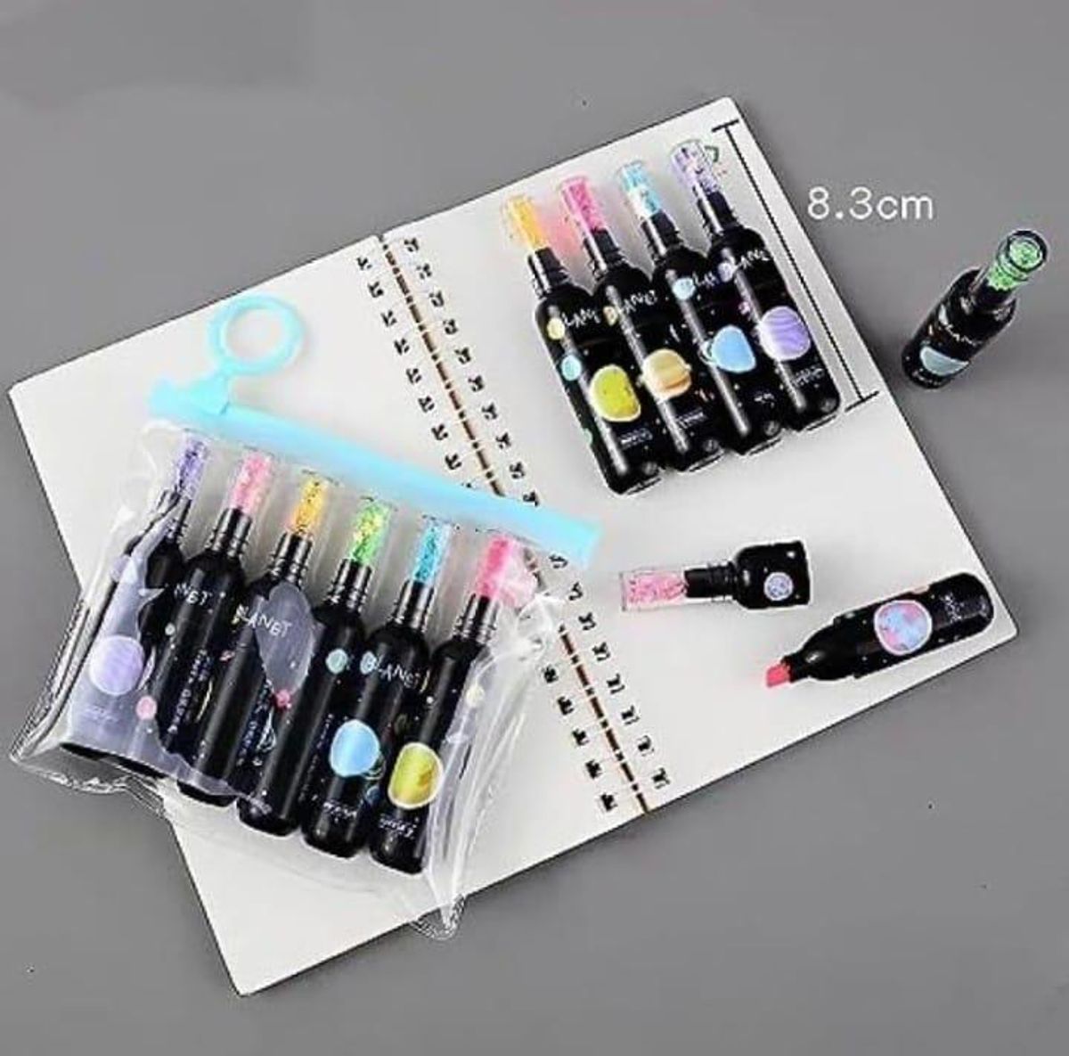 6 Pcs Planet Theme Highlighter Pens for School College