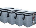 Grey Non-Woven Storage Bags 25KG Pack of 4