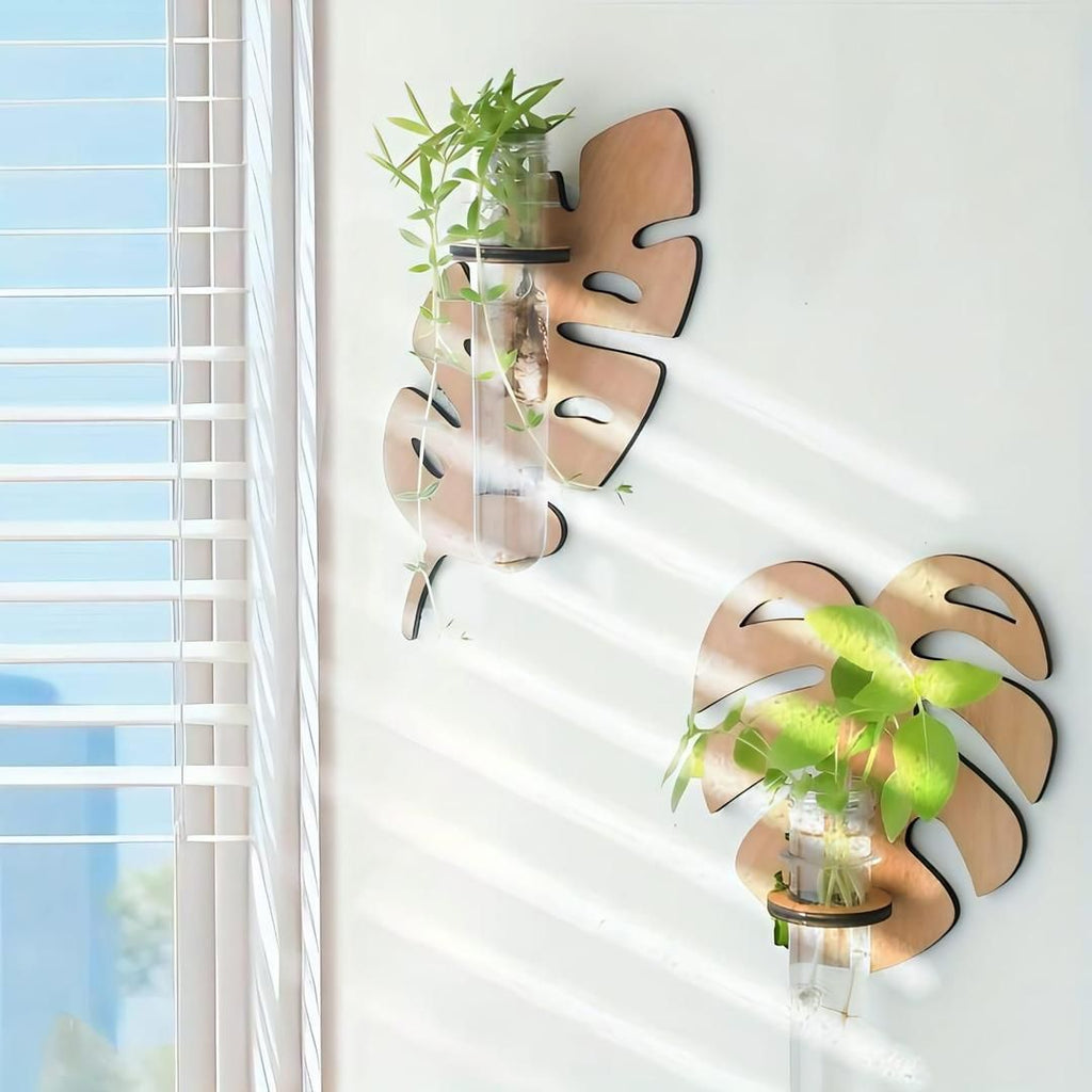 MDF Wood Planter 3D Brown