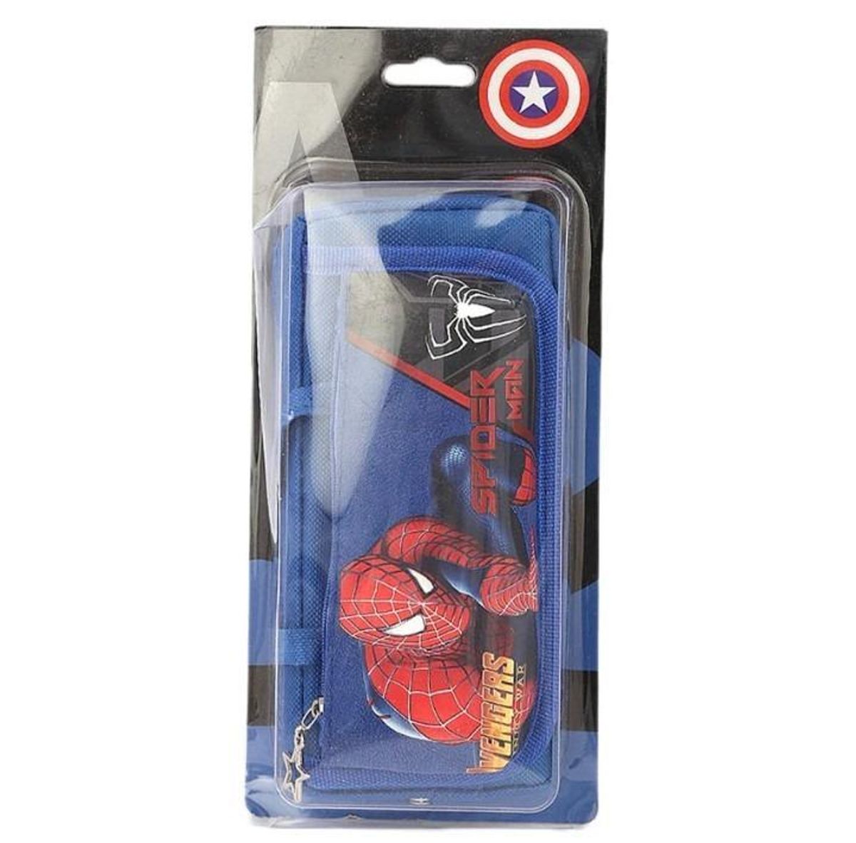 Spiderman School Pencil Pouch Blue ABS Compact