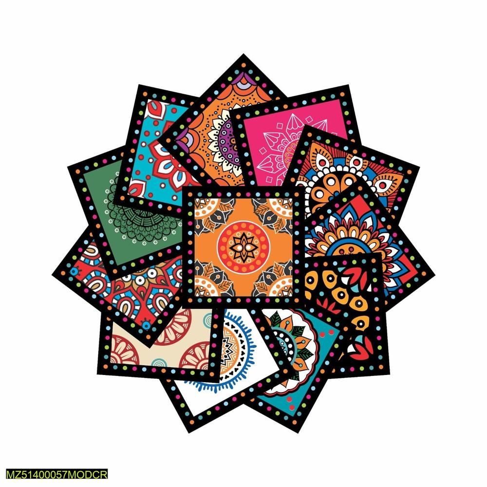 Vibrant Wall Tile Stickers for Home Decor