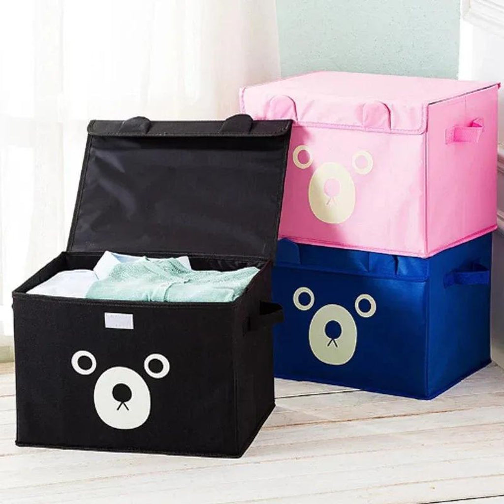 Panda Design Folding Storage Bags Blue Black Red Brown