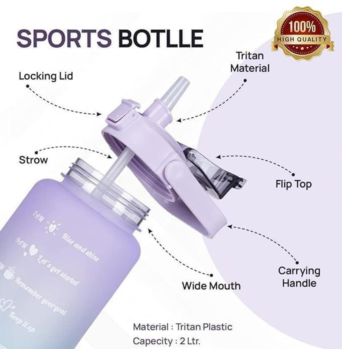 3-Piece Water Bottle Set - sizes