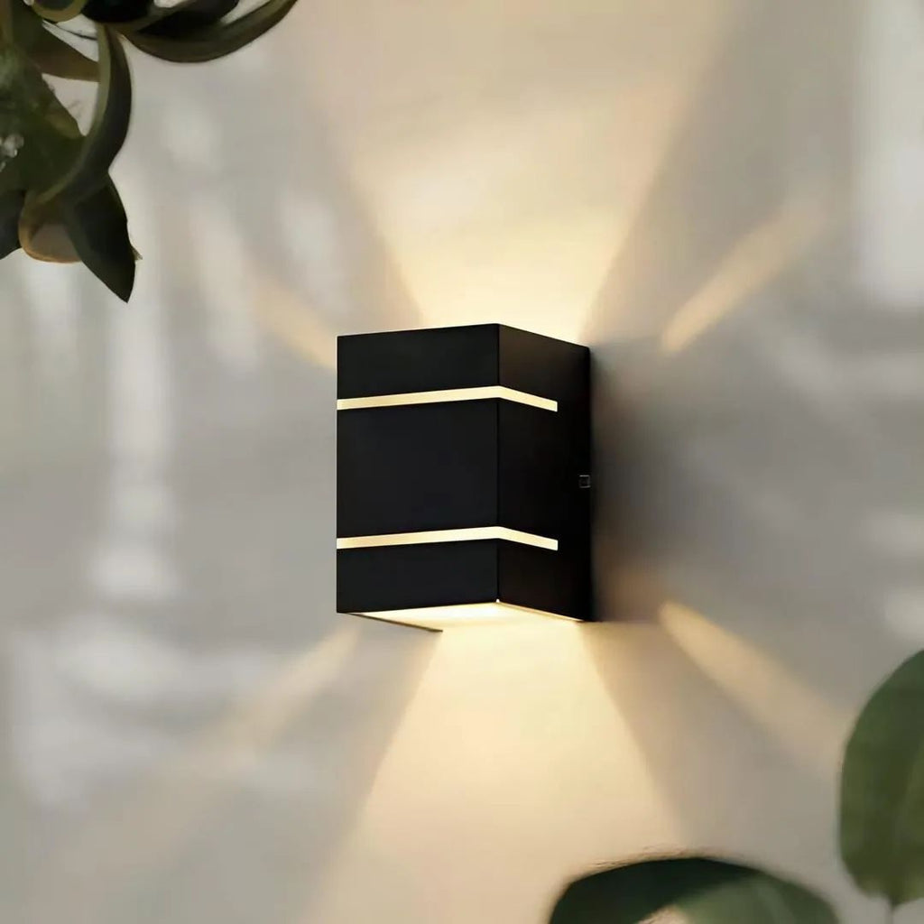 Modern Wall Lamp Dark Brown MDF
