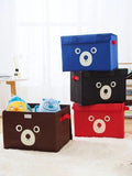 Panda Design Folding Storage Bags Blue Black Red Brown